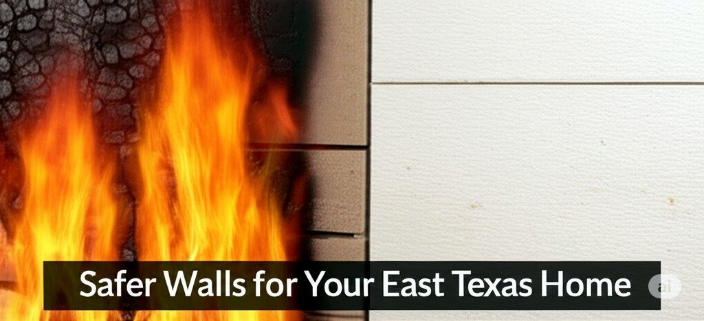 Fire-Resistant Drywall: Safer Walls for Your East Texas Home