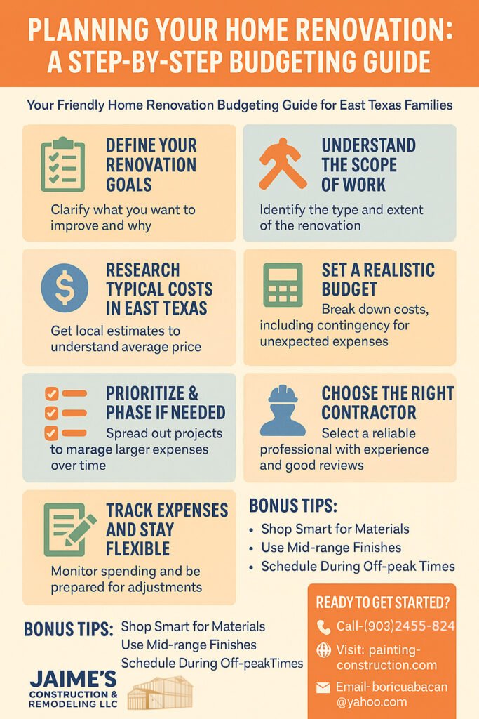 Home Renovation Budgeting Guide