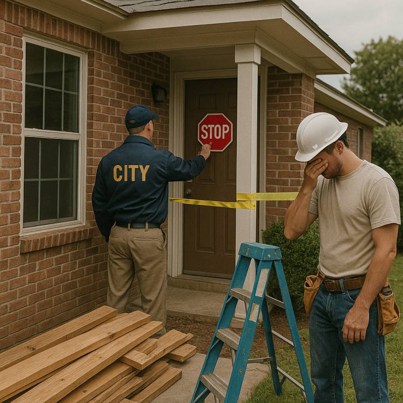 Penalties for Remodeling Without a Permit in Tyler, TX