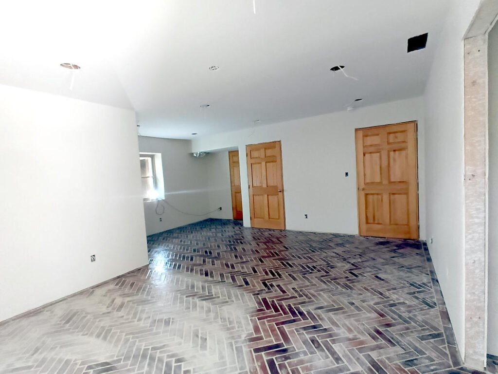 drywall and flooring install