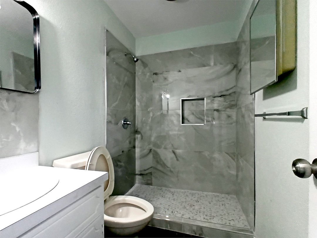 Bathroom shower and tile upgrade in Tyler Texas