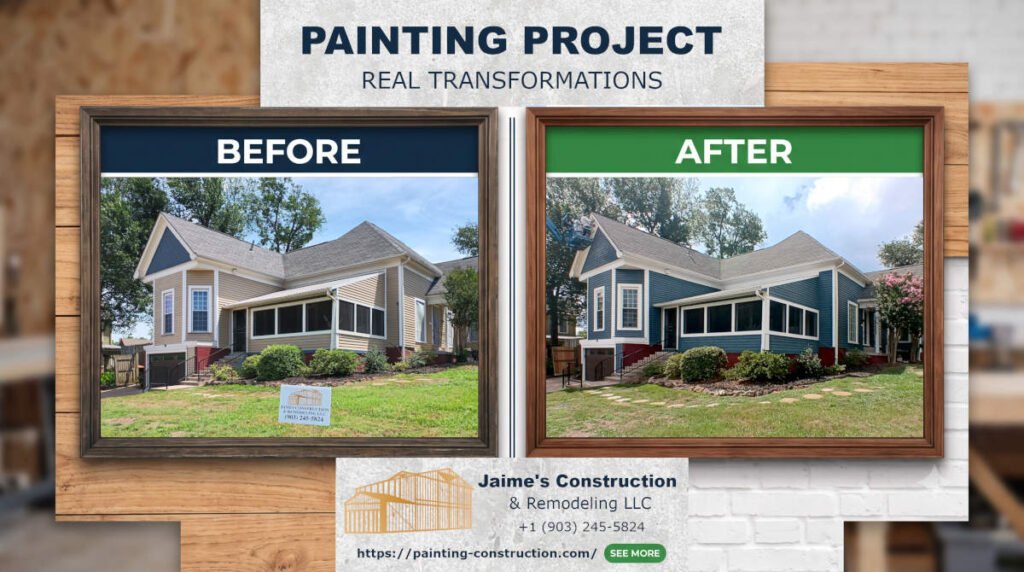 Painting Project Before After