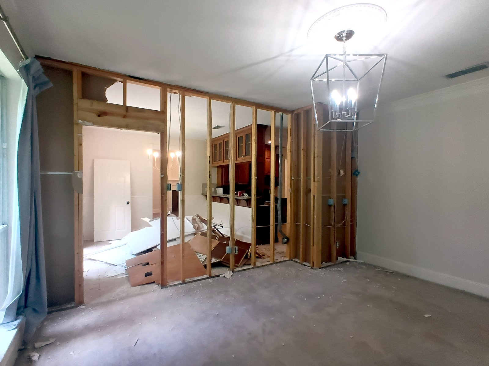 Open-concept kitchen and living room remodel in Tyler, TX